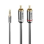 Cable LINDY  CABLE AUDIO 3.5MM TO PHONO 10M/35337 