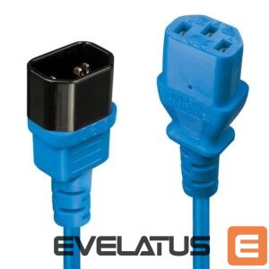 Parveidotājs LINDY  CABLE POWER IEC EXTENSION 1M/BLUE 30471 