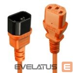 Adapteris LINDY  CABLE POWER IEC EXTENSION 1M/ORANGE 30474 