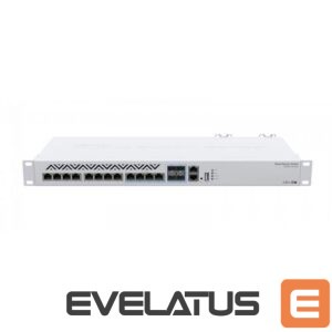 Nevadāms centrmezgls Mikrotik  Switch||Type L3|Rack 1U|8x10Base-T / 100Base-TX|4xSFP|1xRJ45|CRS312-4C+8XG-RM 