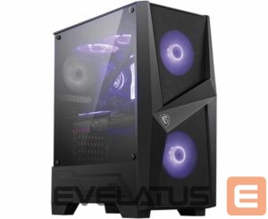 Computer case MSI  Case||MAG FORGE 100M|MidiTower|Not included|ATX|MicroATX|MiniITX|Colour Black|MAGFORGE100M 