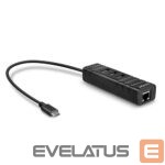 Переходник LINDY  I/O HUB USB3.1 & LAN ADAPTER/43249 