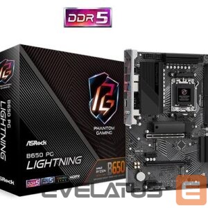 Pamatplate AMD procesorsiem Asrock  Mainboard||AMD B650|SAM5|ATX|Memory DDR5|Memory slots 4|2xPCI-Express 4.0 1x|2xPCI-Express 4.0 16x|3xM.2|1xHDMI|1xAudio-In|1xAudio-Out|1xMicrophone|4xUSB 2.0|7xUSB 3.2|2xUSB-C|1xRJ45|B650PGLIGHTNING 