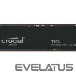 Жесткий диск SSD Crucial  SSD||T700|4TB|M.2|PCIE|NVMe|TLC|Write speed 11800 MBytes/sec|Read speed 12400 MBytes/sec|TBW 2400 TB|CT4000T700SSD3 
