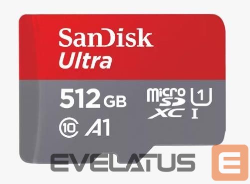 Muu arvutitarvik SANDISK BY WESTERN DIGITAL MEMORY MICRO SDXC 512GB UHS-I/W/A SDSQUAC-512G-GN6MA SANDISK