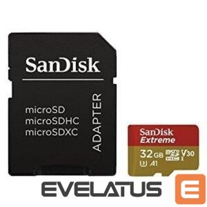Muu arvutitarvik SANDISK BY WESTERN DIGITAL  MEMORY MICRO SDHC 32GB UHS-I/W/A SDSQXAF-032G-GN6MA SANDISK 