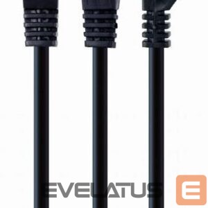 Võrgulülitid Gembird  PATCH CABLE CAT6 UTP 0.5M/BLACK PP6U-0.5M/BK 