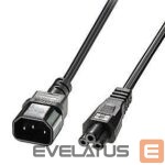 Adapteris LINDY  CABLE POWER IEC C14 TO IEC C5/1M 30340 