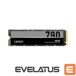 Cietais disks SSD Lexar  SSD||NM790|2TB|M.2|PCIe Gen4|NVMe|Write speed 6500 MBytes/sec|Read speed 7400 MBytes/sec|2.45mm|TBW 1500 TB|MTBF 1500000 hours|LNM790X002T-RNNNG 