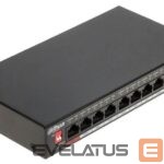 Commutator DAHUA  Switch||Type L2|Desktop/pedestal|Rack|1x10Base-T / 100Base-TX / 1000Base-T|PoE ports 8|96 Watts|DH-PFS3009-8ET1GT-96-V2 