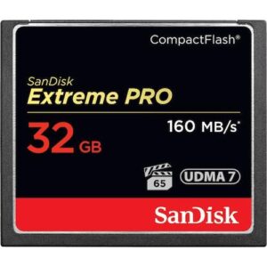 Cita datorprece SANDISK BY WESTERN DIGITAL  MEMORY COMPACT FLASH 32GB/SDCFXPS-032G-X46 SANDISK 