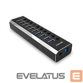 Parveidotājs LINDY  I/O HUB USB3 10PORT/43370 