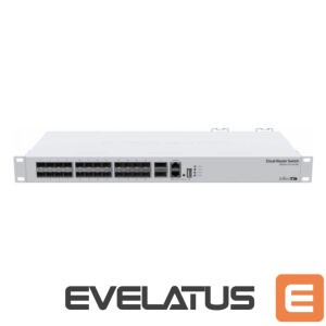 Nevadāms centrmezgls Mikrotik  Switch||Rack|1x10Base-T / 100Base-TX|24xSFP+|2xQSFP+|1xRJ45|CRS326-24S+2Q+RM 