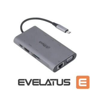 Adapteris DAHUA  I/O DOCKING STATION USB-C/9PORT TC39 