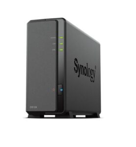 Servers Synology  NAS STORAGE TOWER 1BAY/NO HDD DS124 