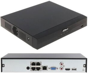 stebėjimo priedai DAHUA  NET VIDEO RECORDER 4CH 4POE/NVR4104HS-P-EI 