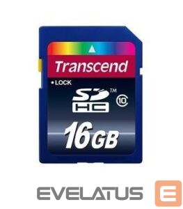 Muu arvutitarvik Transcend  MEMORY SDHC 16GB/CLASS10 TS16GSDHC10 