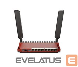 Maršrutizatoriai Mikrotik  Wireless Router||Wireless Router|Wi-Fi 6|IEEE 802.11ax|USB 3.0|8x10/100/1000M|1xSPF|Number of antennas 2|L009UIGS-2HAXD-IN 