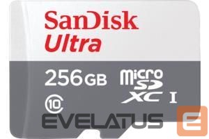 Atmiņas kartes SANDISK BY WESTERN DIGITAL  MEMORY MICRO SDXC 256GB UHS-I/SDSQUNR-256G-GN6TA SANDISK 