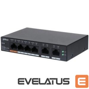 Commutator DAHUA  Switch||CS4006-4ET-60|Type L2|Desktop/pedestal|PoE ports 4|CS4006-4ET-60 