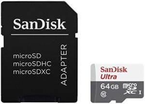 Atmiņas kartes SANDISK BY WESTERN DIGITAL  MEMORY MICRO SDXC 64GB UHS-I/SDSQUNR-064G-GN3MA SANDISK 