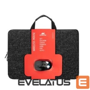 Sülearvuti kott RIVACASE  NB SLEEVE ANVIK 15.6" + MOUSE/7916 BLACK 