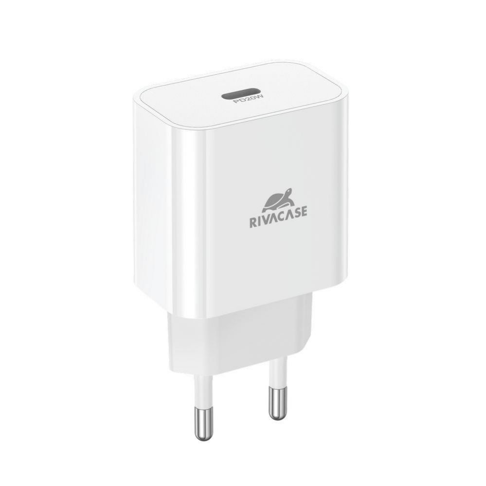 Laadijad ja juhtmed RIVACASE MOBILE CHARGER WALL/WHITE PS4101 W00