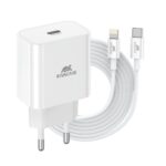 Įkrovikliai ir kabeliai RIVACASE  MOBILE CHARGER WALL/WHITE PS4101 WD5 