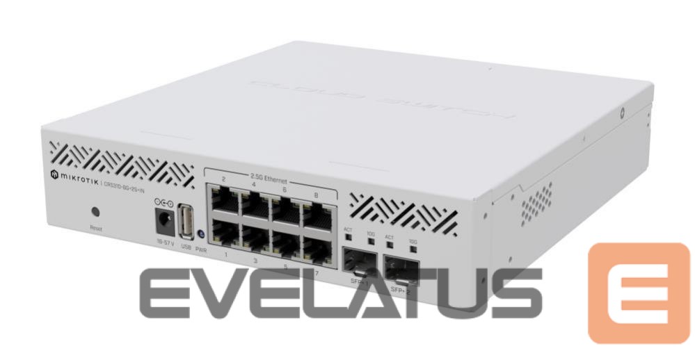Nevadāms centrmezgls Mikrotik Switch||CRS310-8G+2S+IN|1|2|CRS310-8G+2S+IN