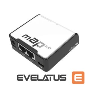 Maršrutizatoriai Mikrotik  Access Point||IEEE 802.3af|IEEE 802.3at|IEEE 802.11 b/g|IEEE 802.11n|2x10Base-T / 100Base-TX|RBMAP2ND 