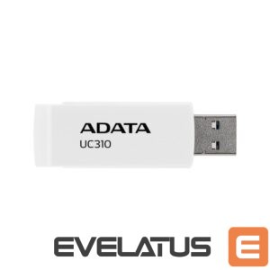 USB atmintinė ADATA  MEMORY DRIVE FLASH USB3.2 64GB/WHITE UC310-64G-RWH 