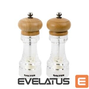 Virtuvei Salter  7607 WDXR Beech Wood Mills Twin 