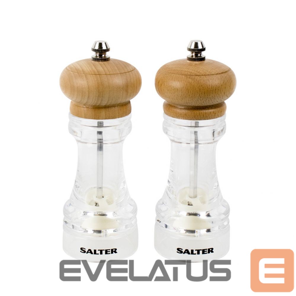 For kitchen Salter 7607 WDXR Beech Wood Mills Twin