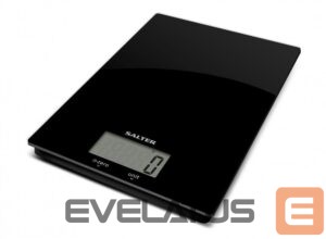 Virtuvinės svarstyklės Salter  1170 BKDR Ultra Slim Glass Digital Kitchen Scale - Black 