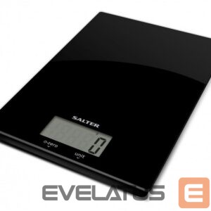 Virtuvinės svarstyklės Salter  1170 BKDR Ultra Slim Glass Digital Kitchen Scale - Black 