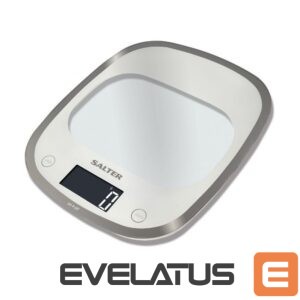 Virtuvinės svarstyklės Salter  1050 WHDR White Curve Glass Electronic Digital Kitchen Scales 