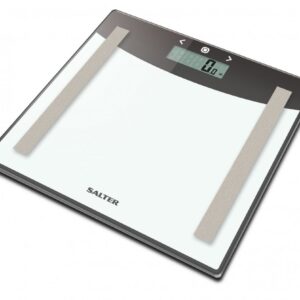 Ķermeņa svari Salter  9137 SVWH3R Silver White Glass Analyser Scale 
