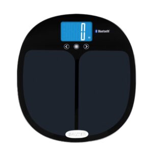 Scales Salter  9192 BK3R Curve Bluetooth Smart Analyser Bathroom Scale black 