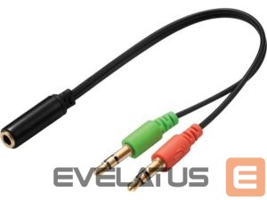 Kabelis Sandberg  508-67 Headset converter (mobile) > PC 