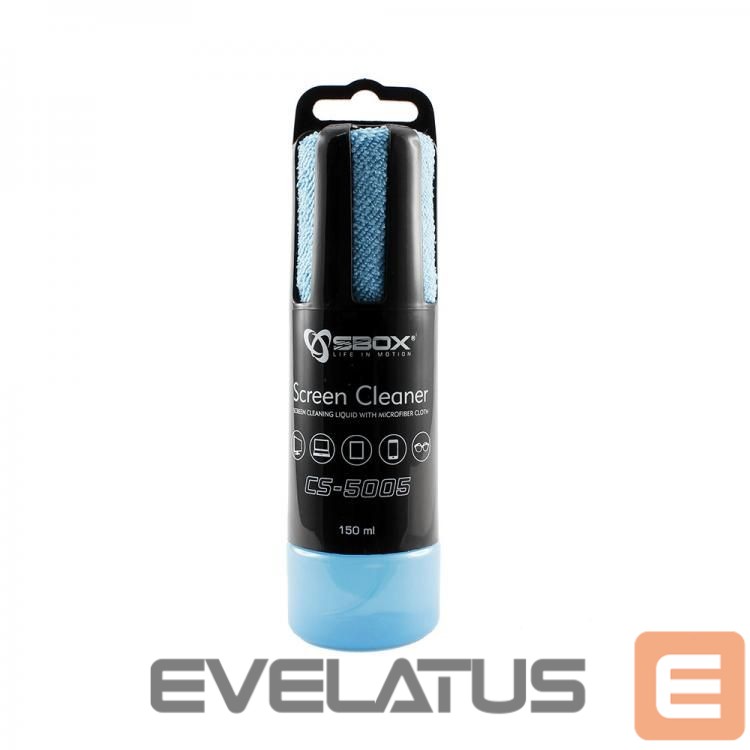 Puhastustarvik Sbox CS-5005B Screen Cleaner 150ml blue