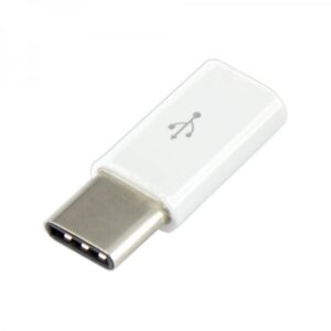 Zibatmiņa Sbox  Micro USB 2.0 F. -> TYPE C M. white AD.USB-C W 