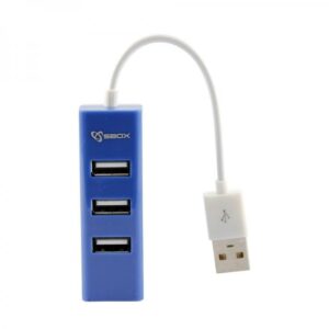 Zibatmiņa Sbox - H-204 USB 4 Ports USB HUB blueberry blue 