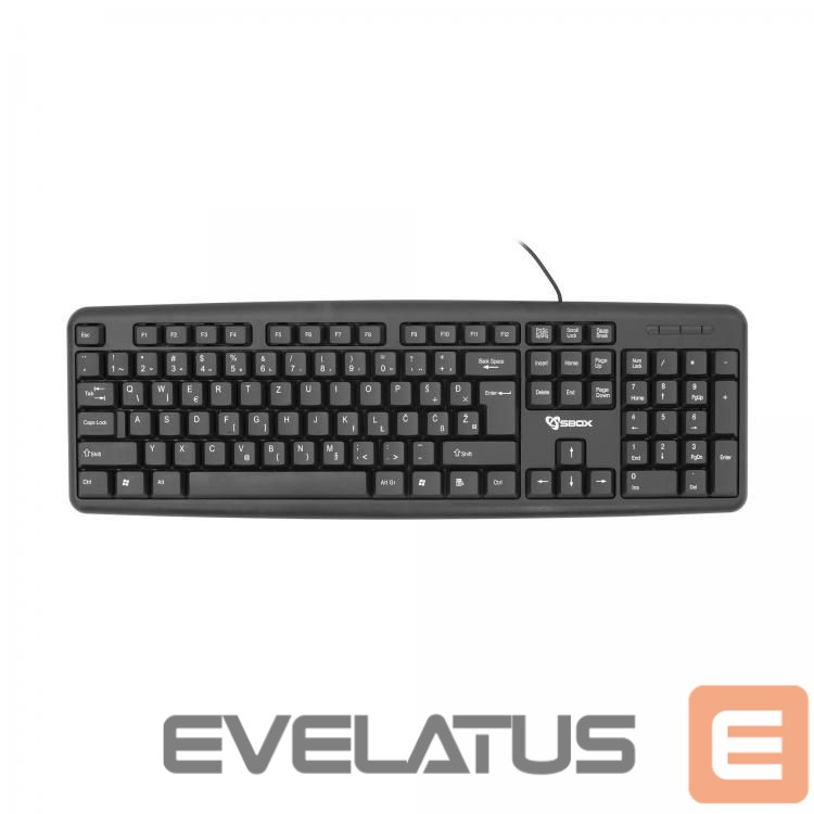 Computer keyboard Sbox Keyboard Wired USB K-14 US