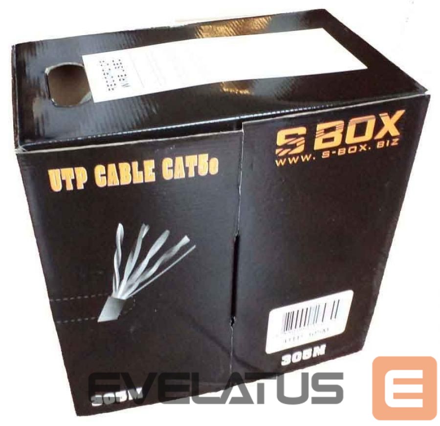 Cable Sbox UTP-305 CAT5E 305 M