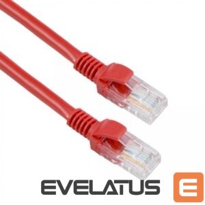 Cable Sbox  UTP-1R  CAT5E 1 M red 