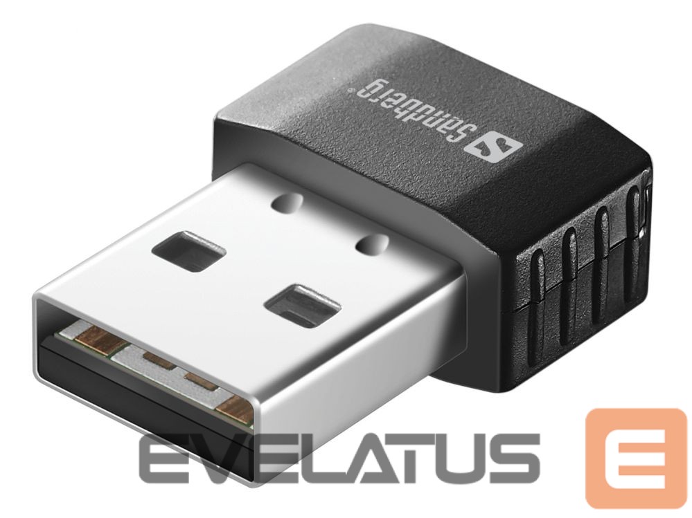 Zibatmiņa Sandberg 133-91 MIcro WiFi USB Dongle 650Mbit/s