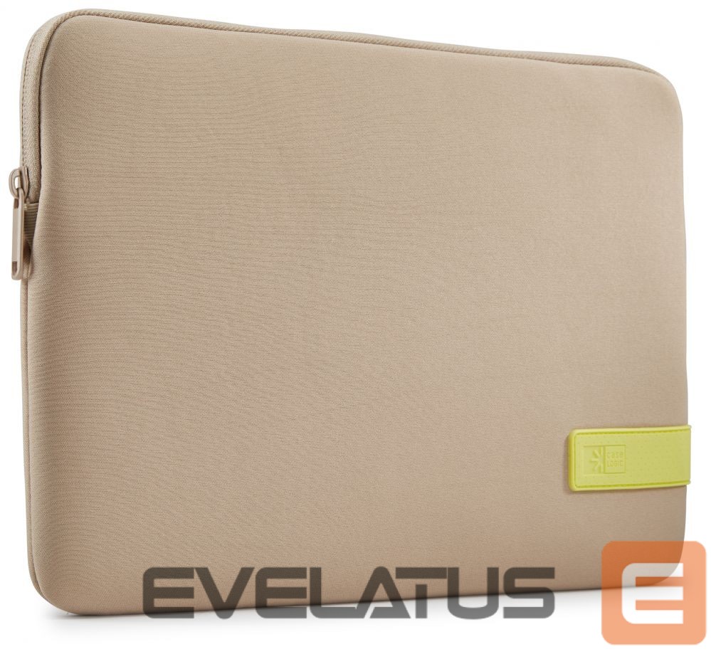 Sülearvuti kott Case Logic Reflect Laptop Sleeve 14 REFPC-114 Plaza Taupe/Sun-Lime (3204694)