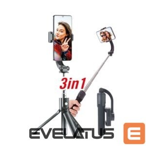 Foto un video aksesuārs GoXtreme  GS1 Foldable Gimbal For Smartphones and Action Cams 55239 