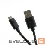 Įkrovikliai ir kabeliai Sbox  USB->Micro USB 1M USB-1031B black 