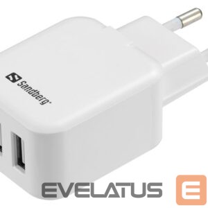 Cables and wires Sandberg  440-57 AC Charger Dual USB 2.4+1A EU 
